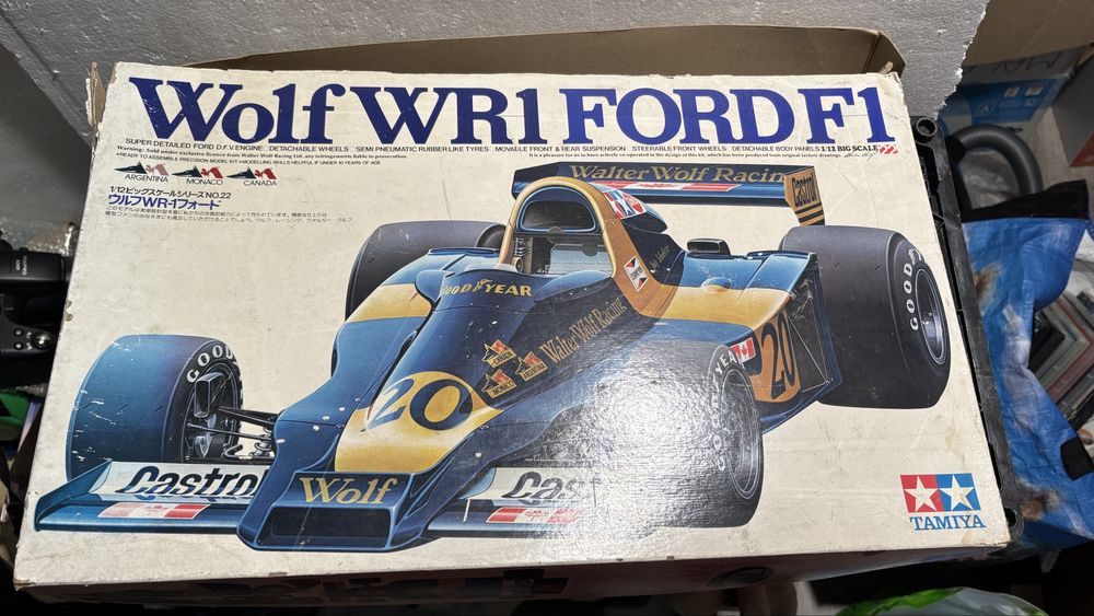 Kit modelismo Wolf WR1 Ford F1 de 1978