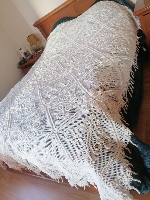 Colcha casal feita à mão