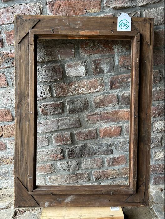 Moldura antiga folheada a ouro Rococó