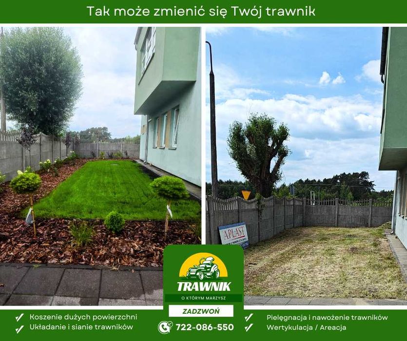 Pielęgnacja trawnika: aeracja, wertykulacja, przycinanie krzewów