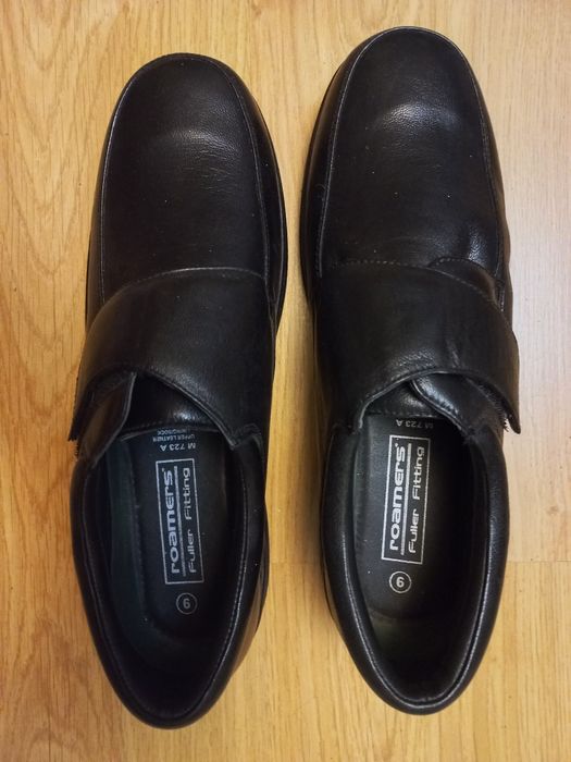Мужские новые кожаные туфли roamers 43 p.