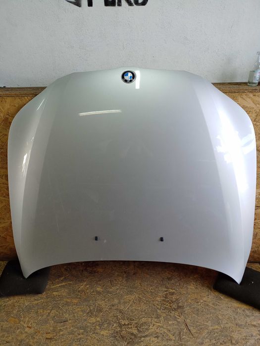 BMW seria 5 E60 E61 maska przód przednia kolor titansilber srebrna