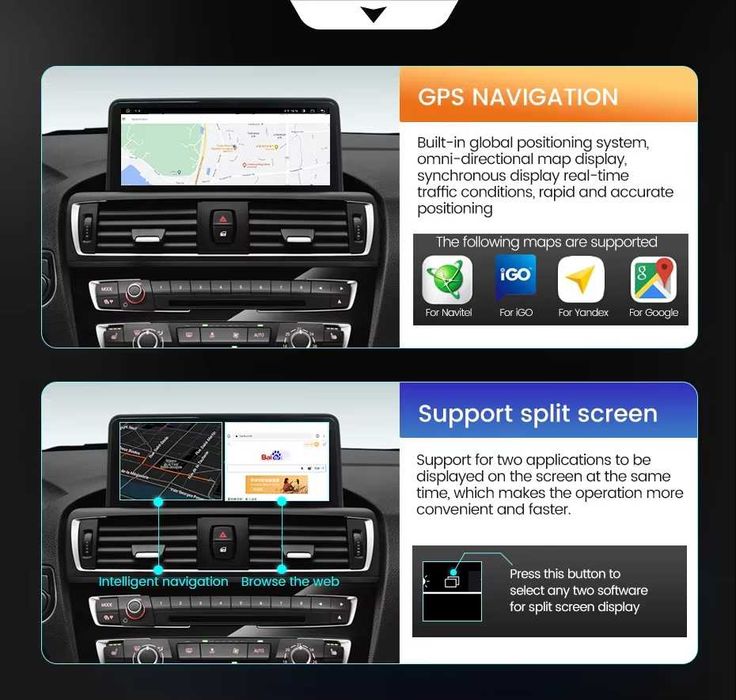 Radio Android 12 BMW X1 E84 (2009-2015) 10.25" 4/64GB CarPlay / Auto 4G