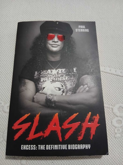 Livro Slash Excess: The Definitive Biography de Paul Stemming em inglês