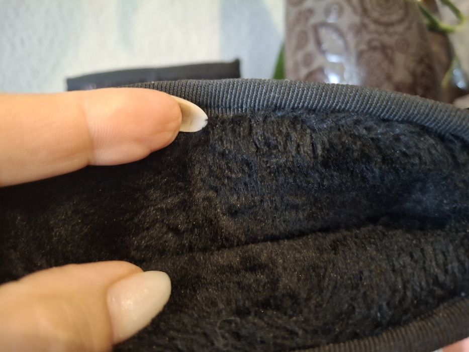 Zimowe botki brokat platforma  38