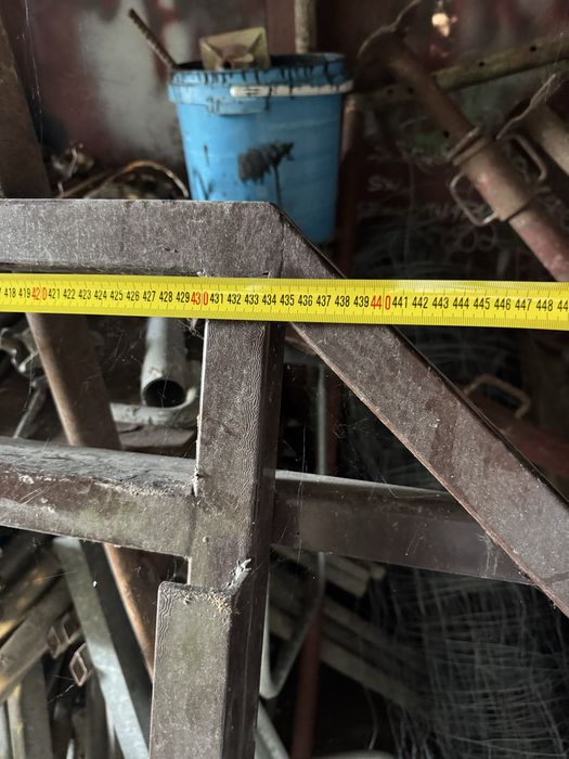 Brama przesuwna PRAWA pod deski NOWA prowadnice pod rolki 4,3m otwor