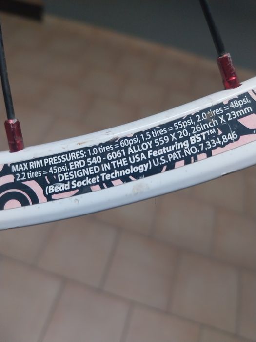 Jante 26" de bicicleta da marca Stan's NoTube, ou ZTR