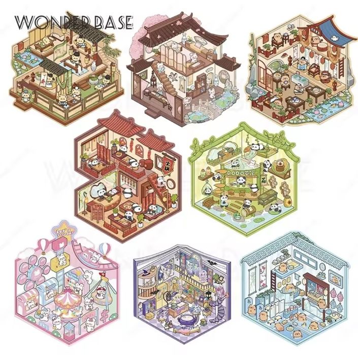 Розважальна гра Кімната дом з наліпок румбокс 3D наліпки ігра-розвиток