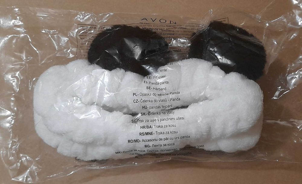 Opaska do włosów Panda z Avon!
