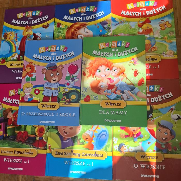 Komplet 8 ksiazek z serii dla Małych i Dużych