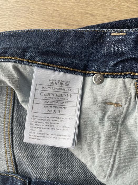 Granatowe jeansy Carhartt 28/32
