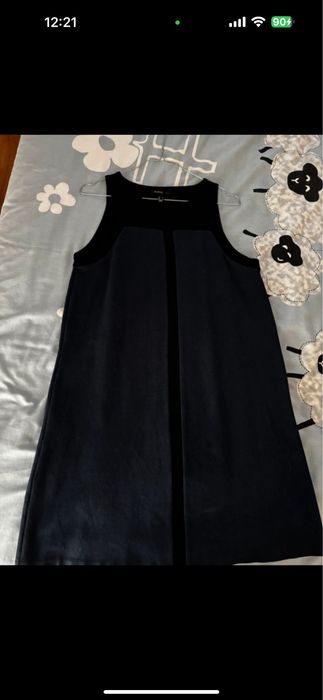 Vestido bicolor Mango