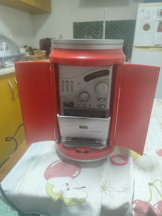 lata de Coca-Cola radio cassetes