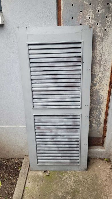 2 Portas Venezianas Madeira Maciça