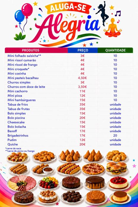 Espaço para festas