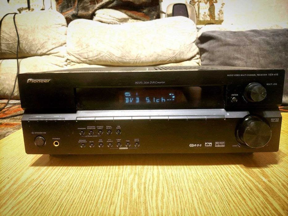 Ресивер/Усилитель PIONEER VSX 415 DTS 5.1 Идеал. + ПОДАРОК DVD player!
