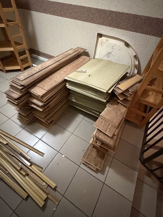 Używane panele podlogowe pod demontażu + podklady - za darmo