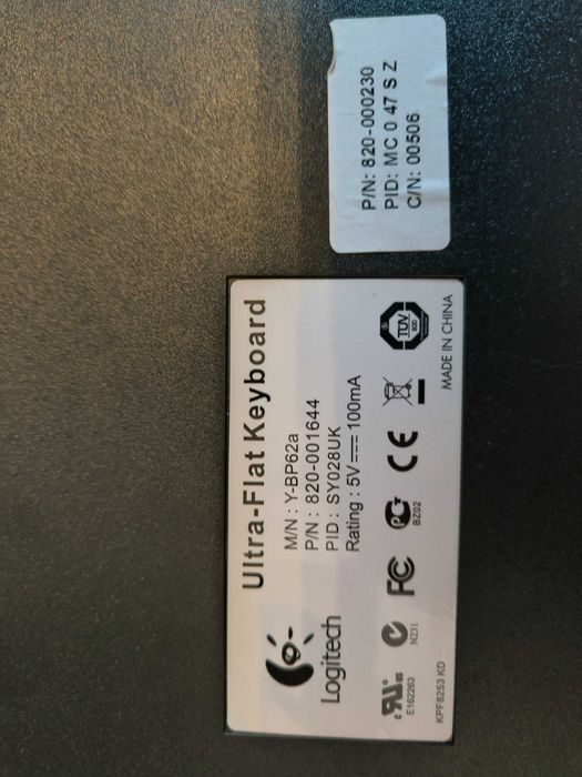 Klawiatura Logitech ultra-flat