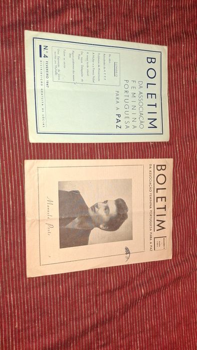 Revistas raras Boletim Associação Feminina Portuguesa 1947