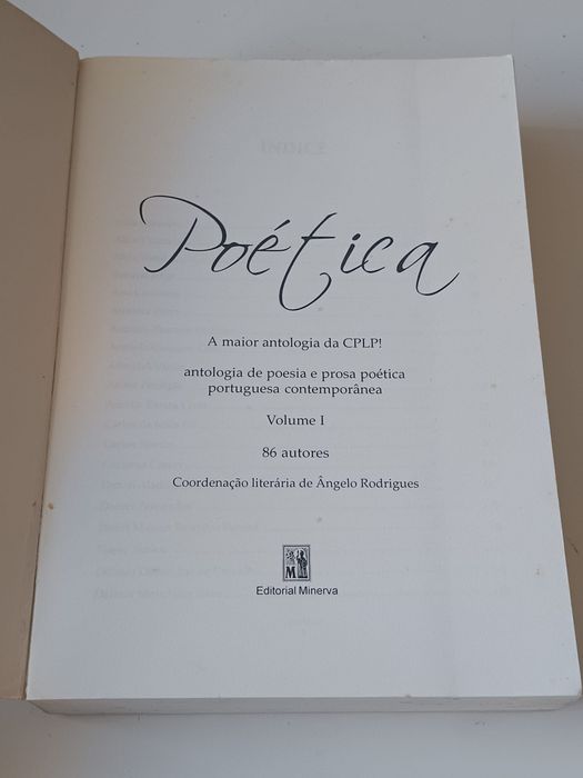 Poética volume 1 (CPLP)