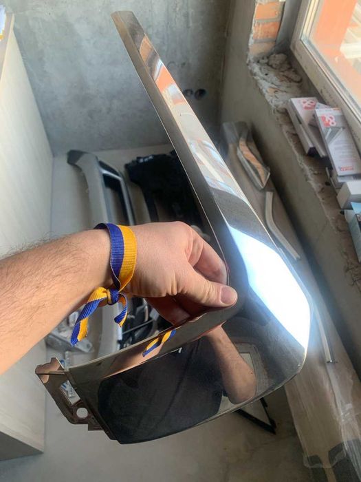 Хром накладки переднього бампера Mitsubishi Outlander 2020 PHEV (4 шт)