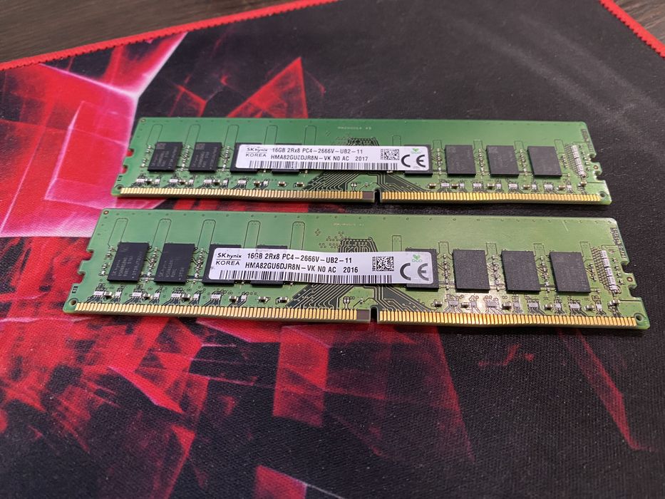 ОЗУ Hynix DDR4 32GB (2×16GB) 2666 MHz DJR