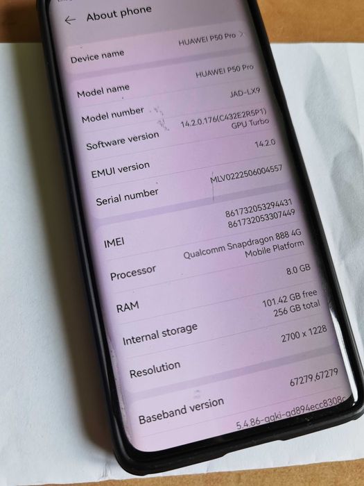 Huawei P50 Pro golden black 256gb dual sim