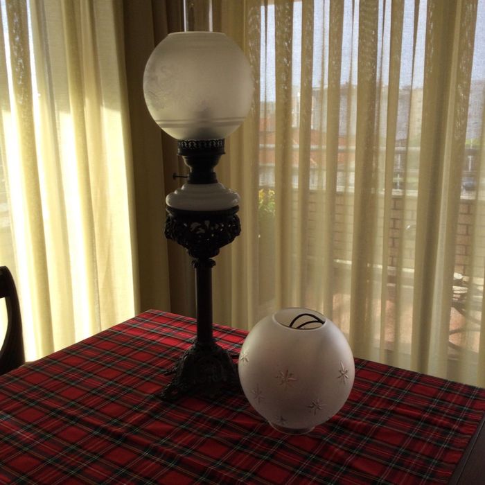 Candeeiro de chaminé antigo