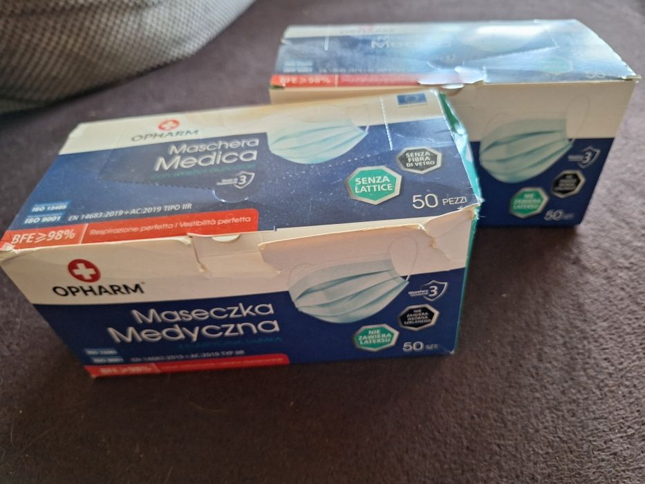 Maseczki medyczne 100sztuk