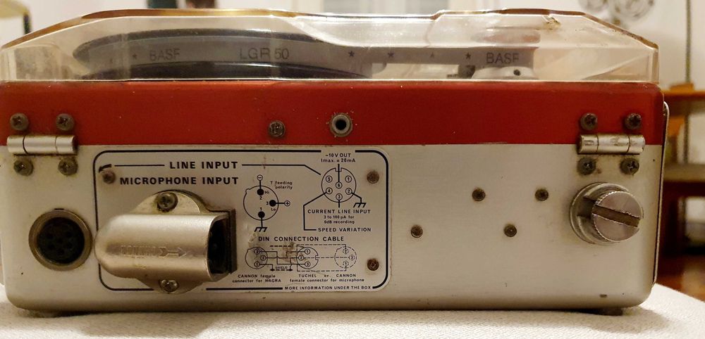 Nagra E - Gravador de bobines.