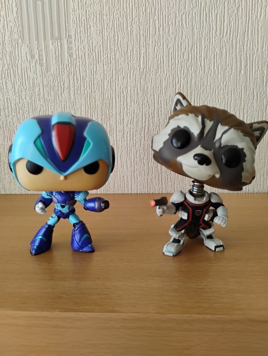 Funko Pop 2 Pack Marvel vs Capcom - Rocket vs Mega Man X
