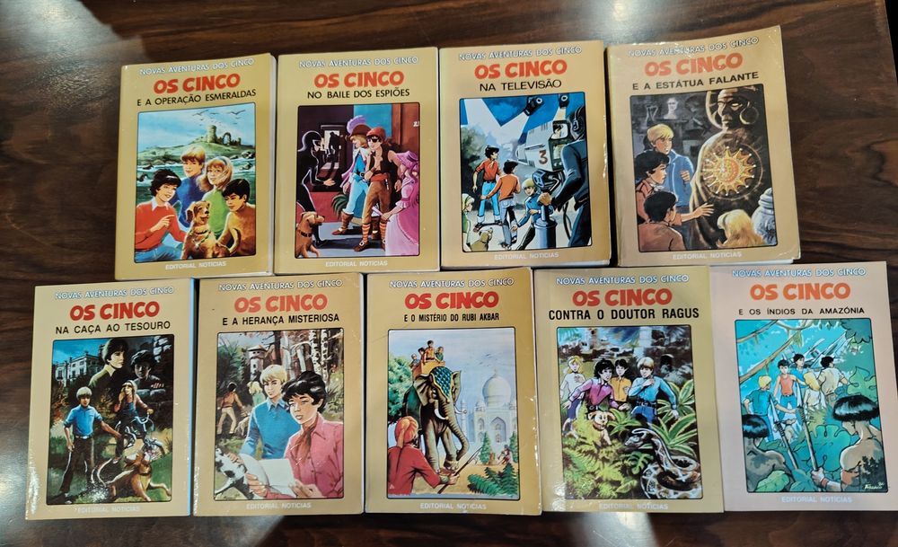 Coleção "Os Cinco" de Enid Blyton