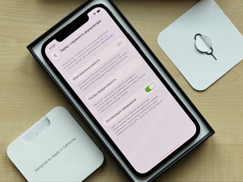 Iphone 12 pro 256 gb, батарея 81%