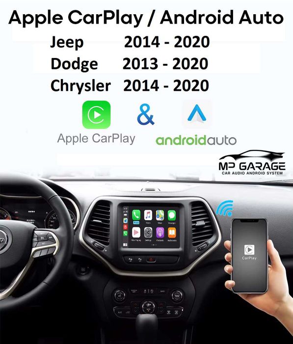 Dodge / Jeep / Chrysler uConnect 8.4 moduł Apple CarPlay/Android Auto