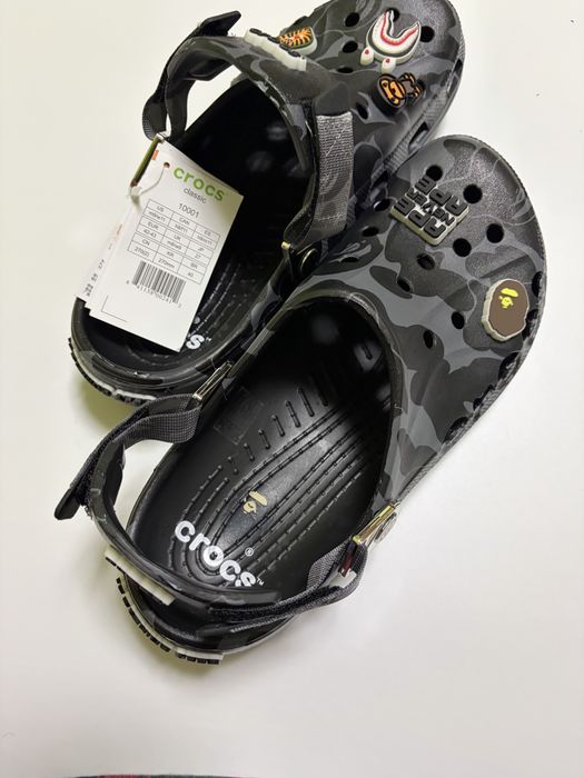 Crocs bape aape baby milo balenciaga supreme chrome hearts кроксы