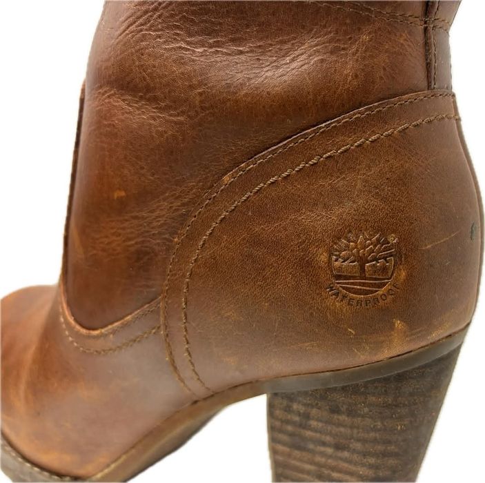 Botki skórzane wodoodporne Timberland Rozmiar 39