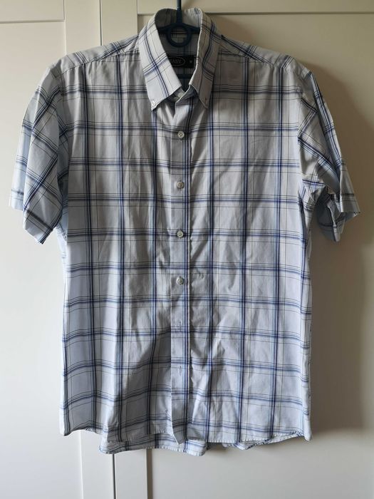 EASY koszula w kratę niebieska r. 38/M