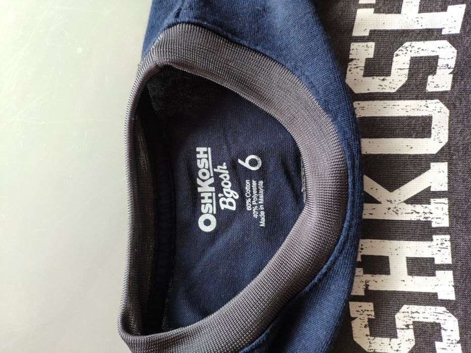 AGORA €10 -Camisola OSHKOSH 6-7 anos