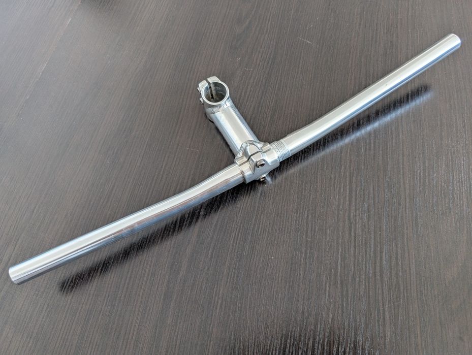 Kierownica retro MTB alu z mostkiem .