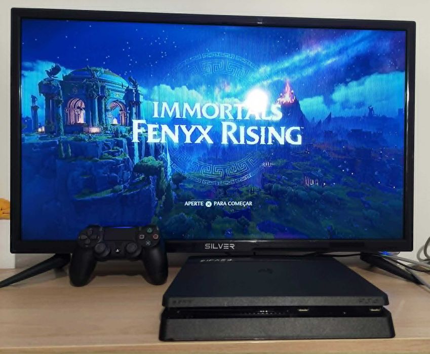 Ps4 Slim 1 TB + 1 Comando Original Sony +Crash Team Racing + Fifa 19 + immortals Fenyx Rising