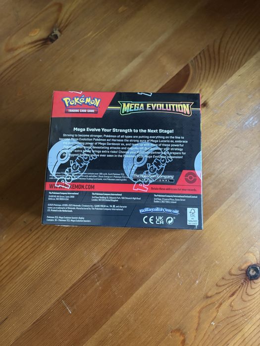 Pokemon mega evolution booster box