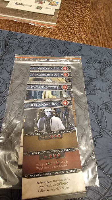 Gra planszowa Bloodborne dodatkowe karty promo