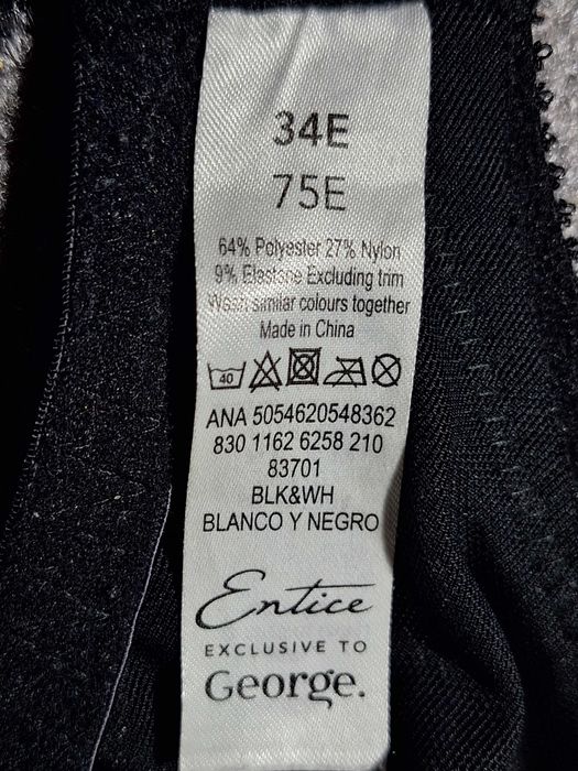 Biustonosz Entice 75E.
