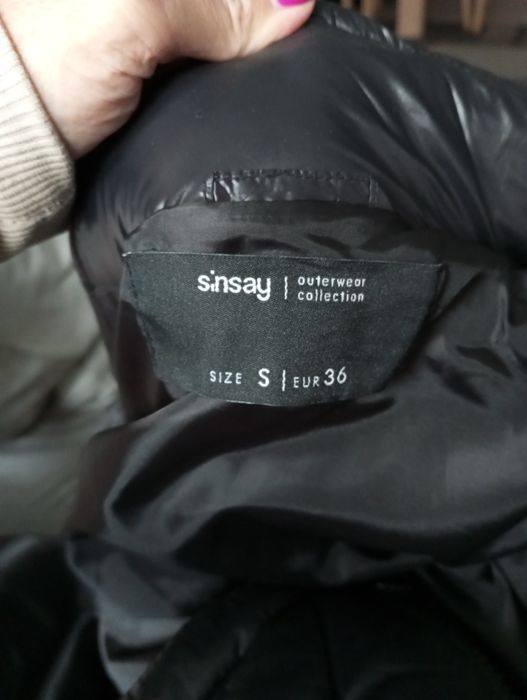 Kurtka zimowa lakierowana