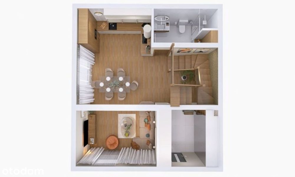 Nowoczesne apartamenty z ogrodem w Kiełczowie