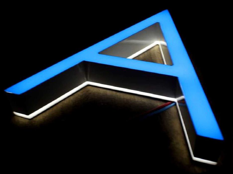 Litery Przestrzenne 3D LED. REKLAMY Podświetlane. Szyldy