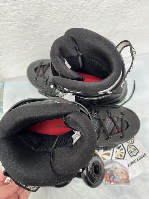 Ролики flying eagle f4 raven черные