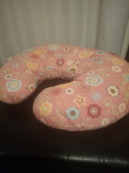 Boppy Pillow Original – Almofada de Amamentação e apoio para bebé – Floral Rosa
