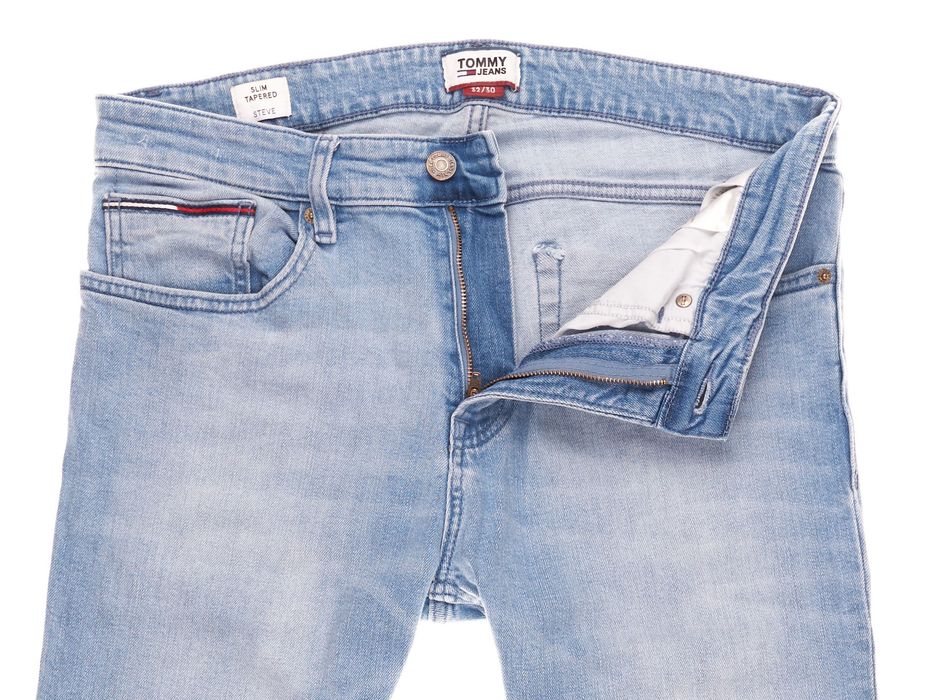Spodnie Tommy Hilfiger Steve W32 L30 + Levis 520 Slim Fit Tapered 502