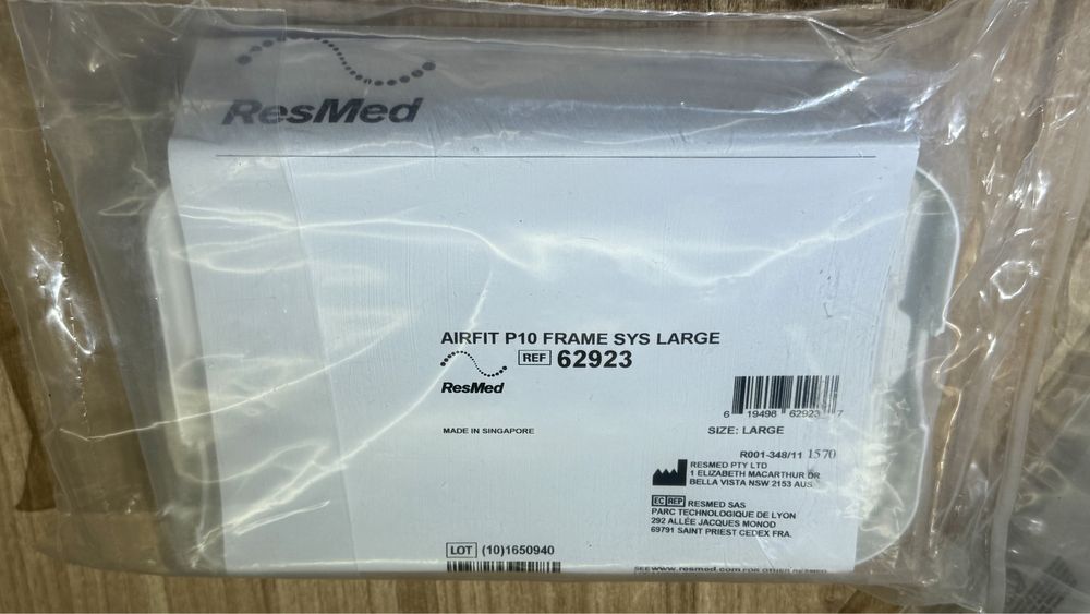 Нова сіпап маска Resmed Airfit P10, розмір L, cpap